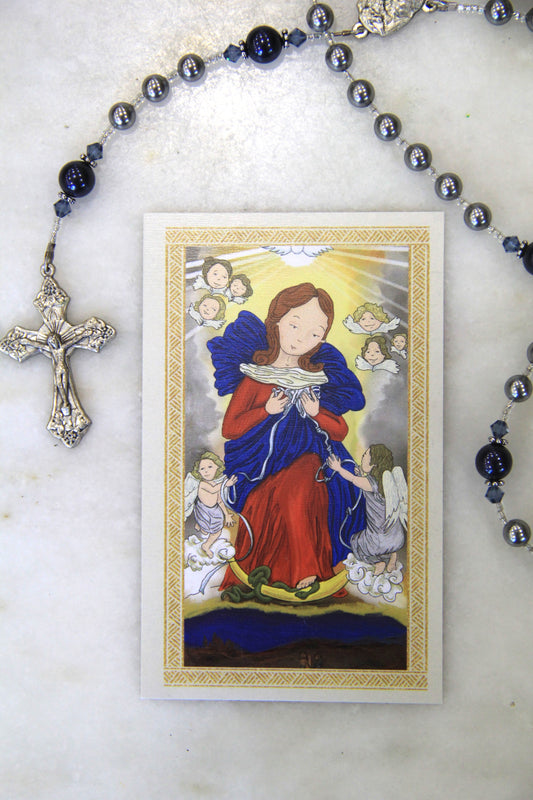 Catholic Prayer Card | Mary Devotional | Our Lady Undoer of Knots