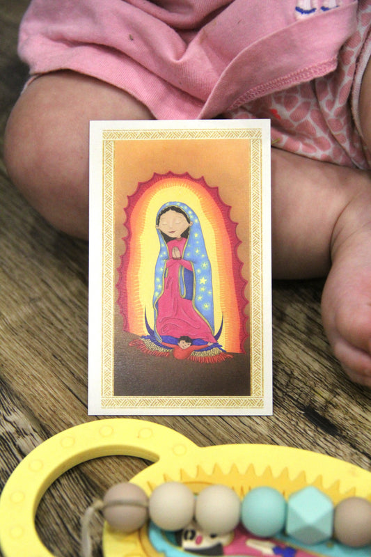 Catholic Prayer Card | Marian Devotional | Our Lady of Guadalupe