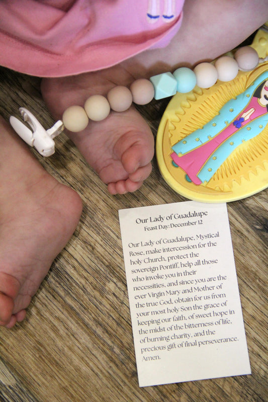 Catholic Prayer Card | Marian Devotional | Our Lady of Guadalupe