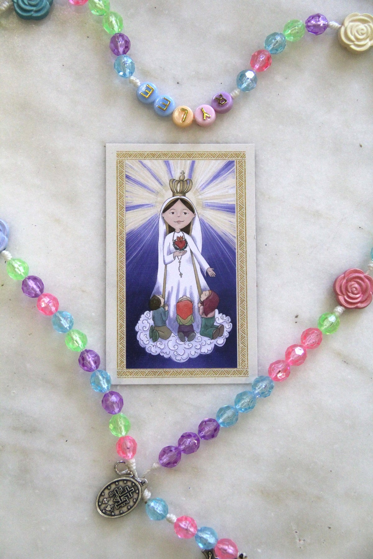 Catholic Prayer Card | Marian Devotional | Our Lady of Fatima