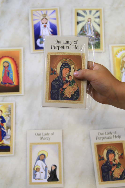 Catholic Prayer Card Set of 7 | Marian Devotional | Popular Mary Titles