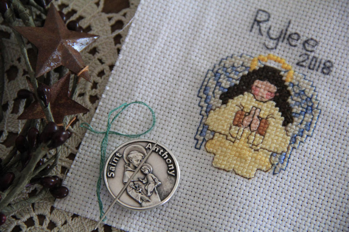 Catholic Needle Minder | Cross-stitch embroidery tool